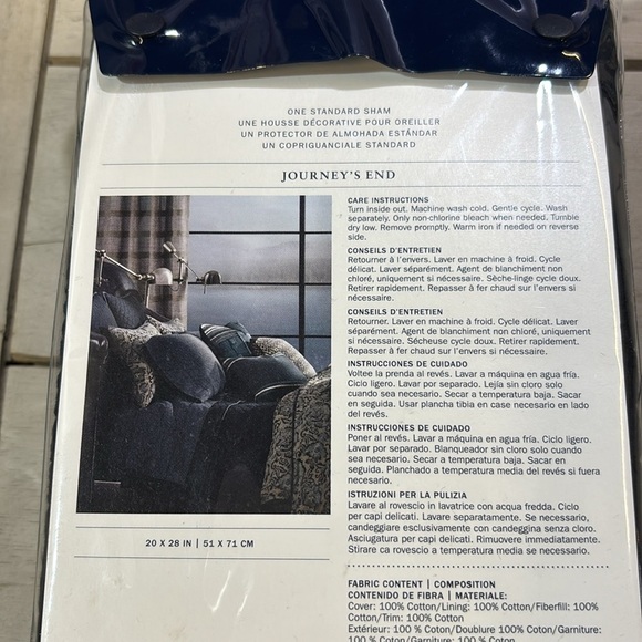 RALPH LAUREN
Tait Standard Sham Dimensions: 20"Lx 28 "W - Picture 5 of 6